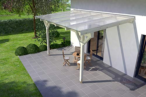 Rexin REXOcomplete Holz Terrassenüberdachung (3 Meter x 2 Meter)