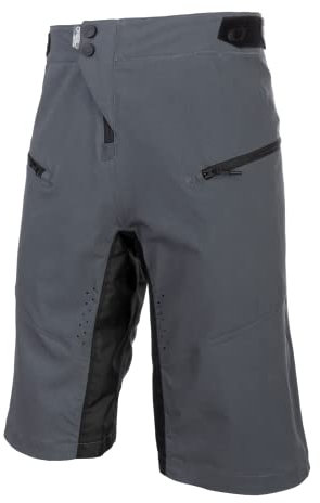 O'NEAL | Mountainbike-Hose | MTB Mountainbike DH Downhill FR Freeride | Atmungsaktiv, Lasergeschnittene Belüftungsöffnungen, Aktiver Schnitt | Pin It Shorts | Erwachsene | Grau | Größe 28/44