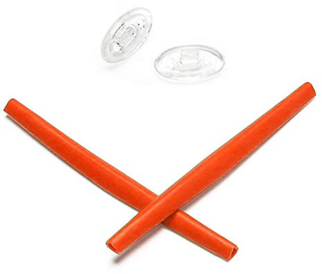 Mryok Replacement Earsocks Nosepiece for Oakley Wiretap Sunglass - Orange