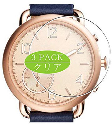 Vaxson Lot de 3 films protecteurs d'écran compatibles avec la montre connectée Fossil Q Taylor 40 mm Smartwatch Hybride, film HD [pas en verre trempé] Film de protection flexible
