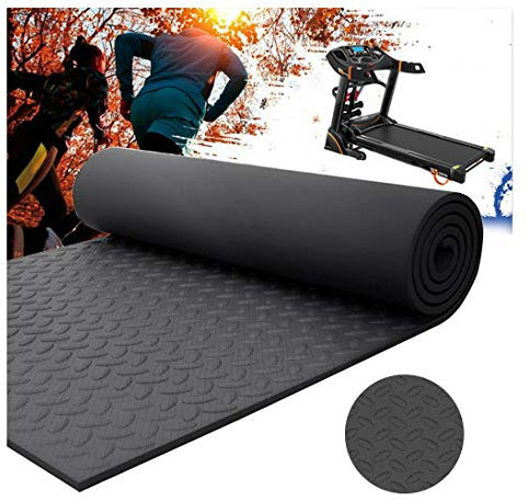 Ledph Fitnessgeräte bodenschutzmatte, rutschfest trainingsmatten, laufband unterlegteppich, rollentrainer bodenschoner, Heimtrainer antivibrationsmat, antirut springseillegmatte, gymnastikterlage,M