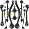 Querlenker Set vorne kompatibel mit BMW 3 E90 E91 E92 XD XI XDRIVE X-DRIVE Dreieck Kugelgelenk Spurstange 12-teilig