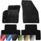 moto-MOLTICO Fußmatten Auto - Velours Autoteppiche passend für Chevrolet Camaro (2006-2015) - 4-teiliges Set - Schwarze Automatten mit Grauen Ziernähten