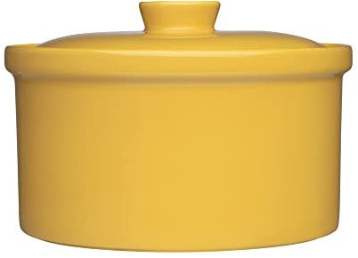 Iittala Teema Topf 2,3 L, Honigfarben – Teema Kollektion, Porzellan, Spülmaschinenfest, Backofenfest, Durchmesser 20,9 cm, 14 cm Höhe, 1061233