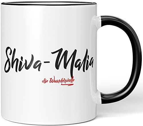 JUNIWORDS Tasse, Shiva-Malia, die Wundervolle, Schwarz (5296252)