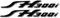 FEMEIN Adesivi Moto per Honda Sh 300i Sh300 I I SH300i Ruota di Bicicletta Riflettente Adesivo Impermeabile Serbatoio Casco Logo Decalcomanie (Color : Black Non-Reflective)
