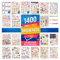 colortouch Dream Pack Sticker Set, 1400 Stück Aufkleber, Sticker Fotoalbum, Scrapbook Zubehör, viele verschiedene Designs Aufkleber Stickerbuch für Laptop, Planer, Mappen