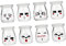 Garneck 8pièces Bouteilles Verre pour Yaourt Et Pudding Contenants Verre Motifs Colorés pour Stockage Et Desserts