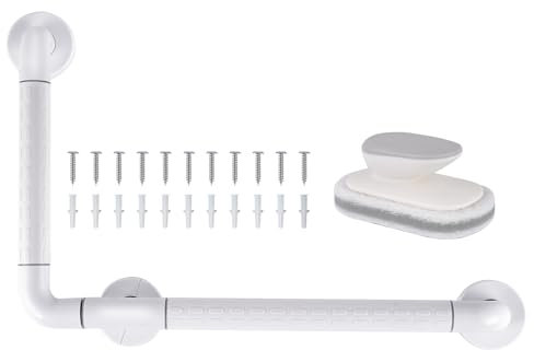 YUCHENGTECH Barra de Apoyo para Ducha 60cm Asidero para el Baño Pasamanos de Baño de Acero Inoxidable para Niños Mayores Discapacitados Embarazadas