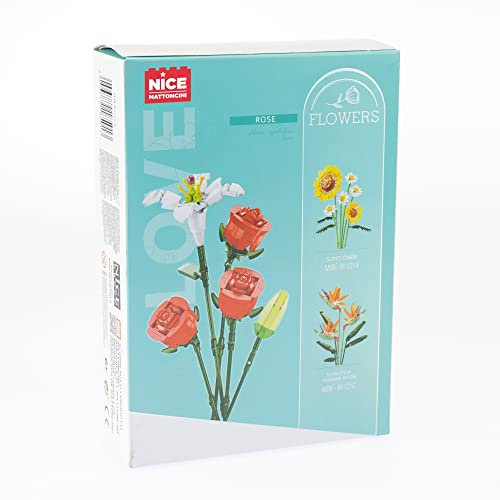 Nice Mattoncini - Fleurs - Bouquet de Fleurs avec Roses et Lys