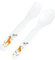Bébé Douceur, Set de 2 Couverts Plastique Décorés Cuillere + Fourchette Savane