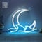 Anywin Mondwellen Neonschilder als Wanddekoration, Dimmbare Mondwellen LED Schilder, Wellen Neonlichter für Wohnzimmer, Schlafzimmer Dekoration, Geburtstagsgeschenke für Kinder, Jungen, Mädchen