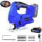 Home & Garden Cordless Jigsaw with Brushless Motor, 4 Orbital Speed Cutting Mode, LED Work Light, 800W 3000spm, 100mm Cutting Depth; for DIY Home Improvement, Wood & Metal Working, Plastic Fabrication