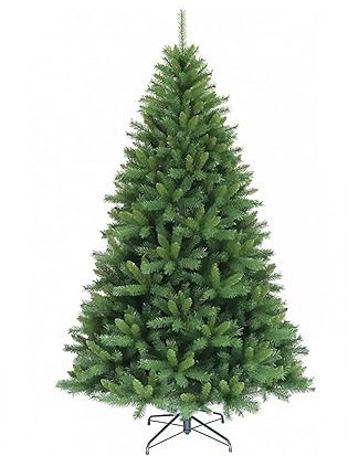 Chantal Albero di Natale Realistico, Artificiale in PVC, Base in Metallo, Apertura ad Ombrello (Altezza 180 cm, 760 rami, diametro max 107 cm)