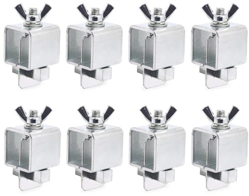 BENLIUDH Butt Welding Clamps, Weld Sheet Metal Welding Clamps Tack Welding Accessories Auto Body Welding Clip, Pack of 8