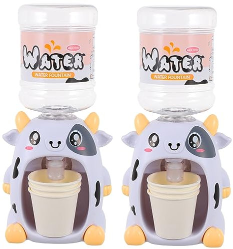 BESTonZON 2 Piezas minidispensador de Agua Mini dispensador de Agua Kawaii Miniatura Juguetes Infantiles Juguetes niño Juguete para niños Juguetes educativos Rompecabezas la Vaca Regalo Bebé