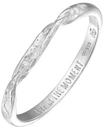 HG HAZE & GLORY Ring Damen aus 925 Sterling Silber, Schmuck Frauen, Silberring, Stapelring, Vintage, Moment