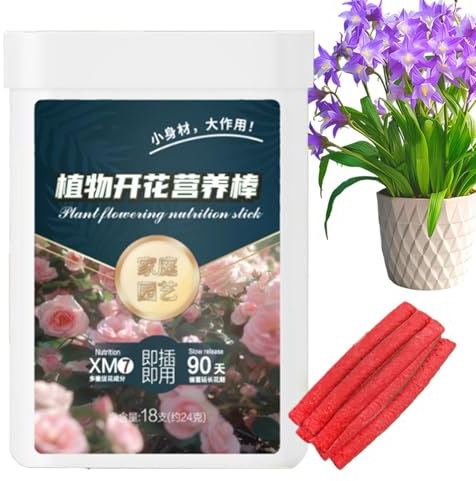 Düngestäbchen für Zimmerpflanzen, Düngestäbchen - Pflanzenernährungsriegel 18 Stück Pflanzenwachstumsverstärker - Pflanzennährstoffe, Blühverstärker, Topfpflanzendünger, Anbaubedarf