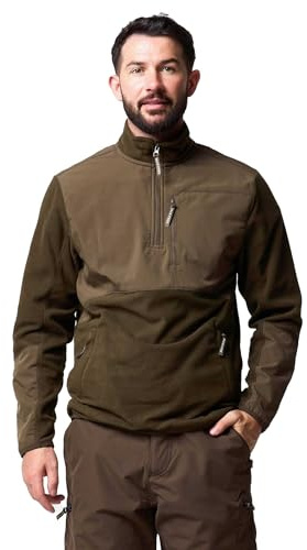 JACK PYKE Rannock Fleece Pullover Dark Olive XX-Large