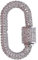 GRADENEVE Chiusura Della Collana Gancio Accorciatore Di Collana Di Perle Fermaglio Di Strass Fermaglio Pendente Estensore Della Collana Chiusura Pendente Per Collana Chiusure Rame Silver