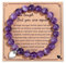 Sahoottie Amethyst Bracelets for Women 8mmBeaded Bracelets Women Jewellery Healing Crystal Bracelet Anxiety Bracelet Inspirational Gifts Motivational Gifts