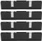 Nvanvmm 4 Pcs Aluminum Heatsink Shim Spreader Cooler Cooling for DDR RAM Memory Desktop Memory Radiator DDR2 DDR3 DDR4