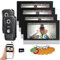 Verdrahtete Video-Gegensprechanlage Tuya WiFi 7 Zoll Touchscreen 1080P Türklingel Intelligent Tuya APP Sprechanlage mit Bewegungserkennung, Anti-Tamper Alarm, 32G (2 Türklingel+4 Monitor)