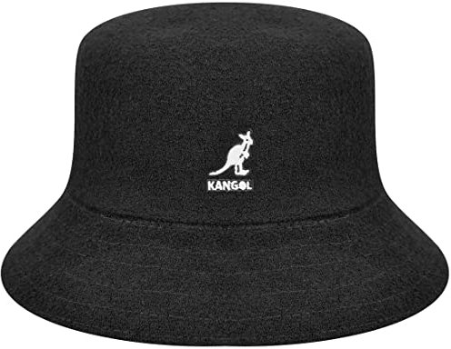 Kangol Unisex Bermuda Bucket Fischerhut, Schwarz, L