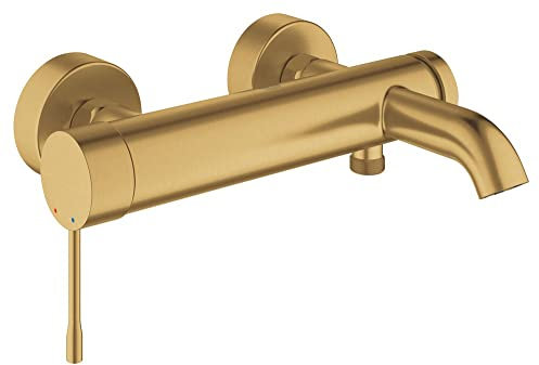 GROHE Essence New – robinet mitigeur bain Vu – Brushed Cool Sunrise