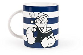 Excelsa Popeye Mug, Porcelaine, Bleu