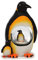 Euro Souvenirs Glitzerkugel Pinguin Schneekugel Tier Tiere Pinguine Schneekugeln