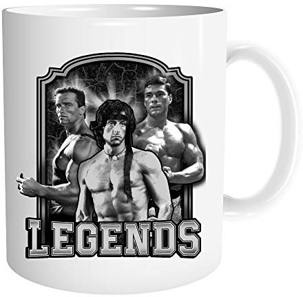 Uglyshirt89 80 Legends Tasse | Kaffeetasse Teetasse Geschenk Horror Retro 80er Vintage Kult