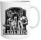 Uglyshirt89 80 Legends Tasse | Kaffeetasse Teetasse Geschenk Horror Retro 80er Vintage Kult