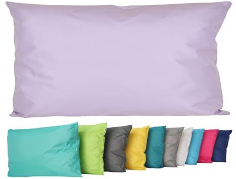 JACK Outdoor Lounge Kissen 30x50cm Dekokissen inkl. Füllung Wasserfest Sitzkissen Garten Stuhl Lotus Effekt, Farbe:Flieder