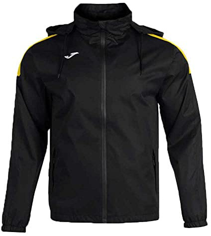 Joma Veste Coupe Vent Trivor, Unisex, Schwarz/Gelb, 3XS