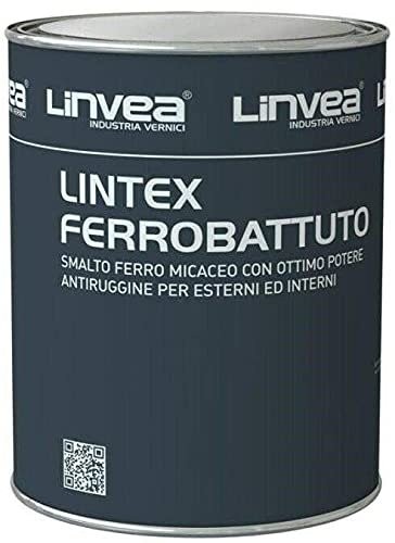 SMALTO VERNICE lintex FERRO BATTUTO MICACEO rame 012 LINVEA 750 ML