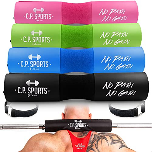 C.P. Sports Nackenpolster – Nackenschutz für Langhantel Hantelstange – für Weightlifting, Bodybuilding, Fitness & Kraftsport – Durchmesser 10 cm – blau – 1 Stück