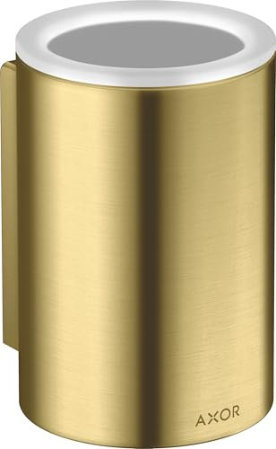 hansgrohe Zahnputzbecher Axor Universal Circular d= 76x114mm, Wandmontage, brushed brass
