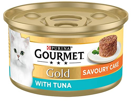 Gourmet Gold Cat Food Savoury Cake with Tuna 85g