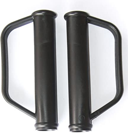 2X Schubkarrengriff Sackkarrengriff Griff Schubkarre Sackkarre - 25mm SCHWARZ