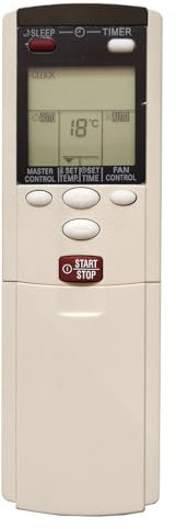 TALENTEC Home | Control Remoto Aire Acondicionado ARDL3 | Reemplazo Compatible con Fujitsu AR-DL1 a AR-DL12 | Plástico ABS Color Blanco | 1 Unidad