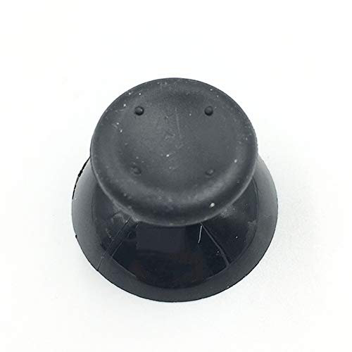 YANHAO [Pièces détachées pour Jeux vidéo] 2PCS Noir Gris Jeu Caoutchouc Thumbstick Button Joystick Cap for Xbox 360 Controller (Color : Black)