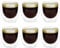 Nizirioo Set Di 6 Tazzine Caffe Vetro, 80ml Bicchieri Espresso Doppia Parete, Bicchieri Caffe Vetro Borosilicato Bicchierini Caffè Vetro Per Tè, Caffè, Latte, Cappuccino, Espresso, Cioccolata Calda