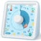 LIORQUE Temporizador Visual, Temporizador Niños de Cuenta Regresiva de 60 Minutos, Pomodoro Timer, Herramienta de Gestión del Tiempo para Niños y Adultos (Azul Claro)