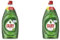 Fairy Ultra Lavavajillas a Mano, Óptimo Poder Antigrasa, 820 ml (Paquete de 2)