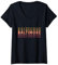Baltimore (Maryland) T-Shirt avec Col en V