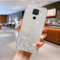 PAIX Custodia Compatibile con Xiaomi Redmi Note 9 4G Cover Trasparente Brillantini Stellari Sottile Antiurto in TPU