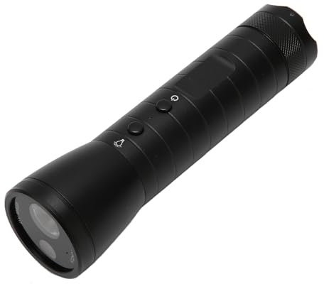 1080P 5 Lighting Modes Flashlight Waterproof Video Camera Flashlight with LED Flashlight, 2200 mAh Rechargeable