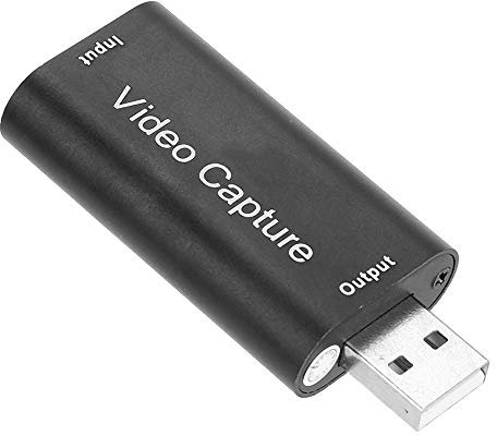 KIMISS Video Card, USB 2.0 HD Portable Adapter to FHD 1080P@60fps Electronics Computers Accessories Computer Components Internal TV Tuner Cards Recorder Box for Live Broadcasting