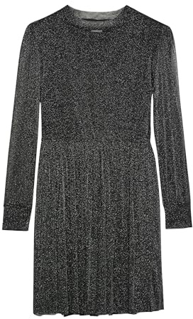 s.Oliver Mädchen 2156750 Mesh-Kleid mit Glitzergarn